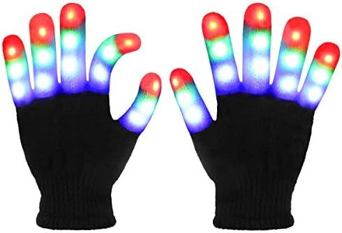 JoFAN Light Up Gloves LED Gloves Rave Cool Toys Gifts for Kids Teens Boys Girls Christmas Stockin... | Amazon (US)