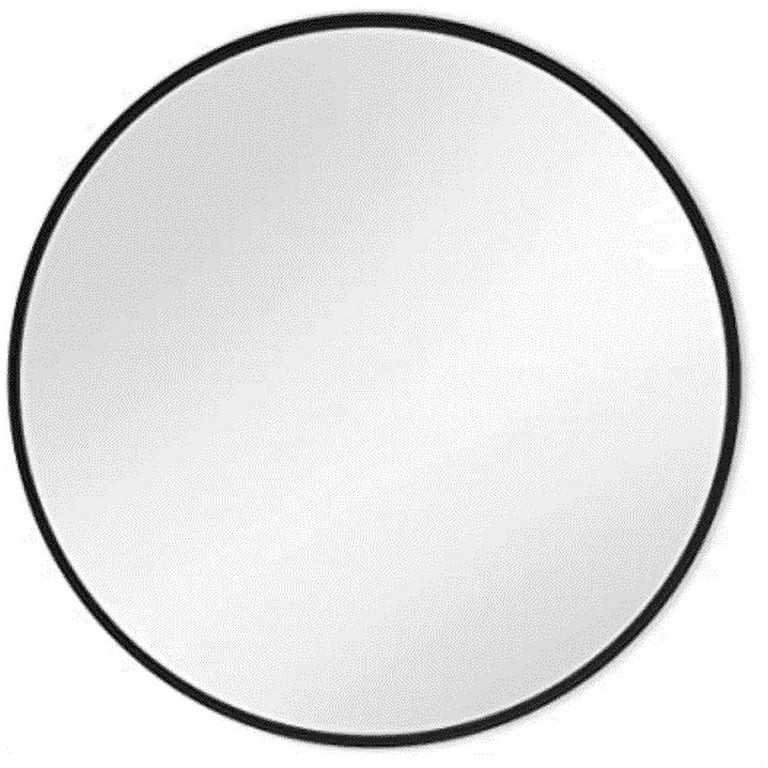 Mainstays 18" Traditional Plastic Round Wall Mount Mirror, Black - Walmart.com | Walmart (US)