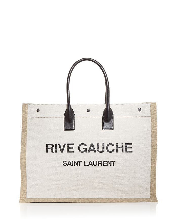 Rive Gauche Linen Canvas Tote | Bloomingdale's (US)