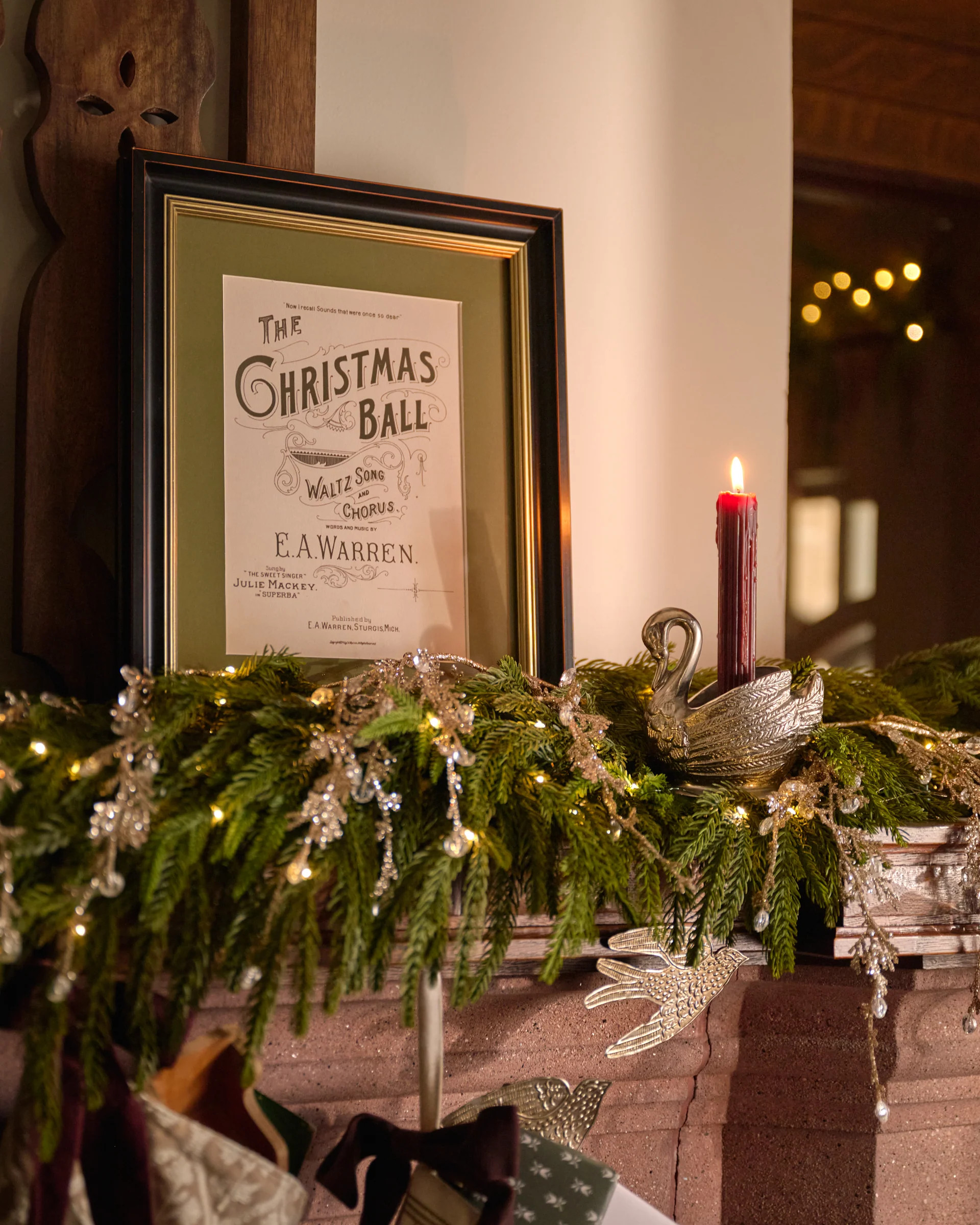 The Christmas Ball Framed Print | Magnolia