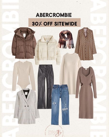 30% off site wide at Abercrombie! Linking some of my favorite pieces on the site! Lots of great cold weather attire, sweater dresses and the best jeans ever! 

#LTKSeasonal #LTKsalealert #LTKstyletip