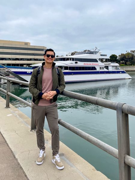 What the hubby wore to Catalina Island ⛴️ It was a chilly spring day sightseeing. The hubby’s outfit is on sale—we love the shirts and joggers from this brand. They’re doing 25% off for Memorial Day. 

Spring outfit, vacation outfit, men’s style, men’s fashion, men’s top, men’s joggers, bomber jacket, sunglasses, sale, Nike sneakers, Cuts Clothing, The Stylizt 






#LTKSaleAlert #LTKFindsUnder100 #LTKMens