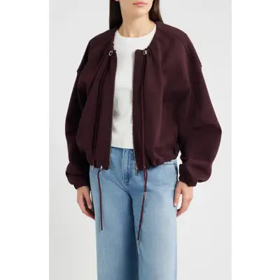 FRNCH Shosha Jacket in Bordeaux at Nordstrom, Size Medium | Nordstrom