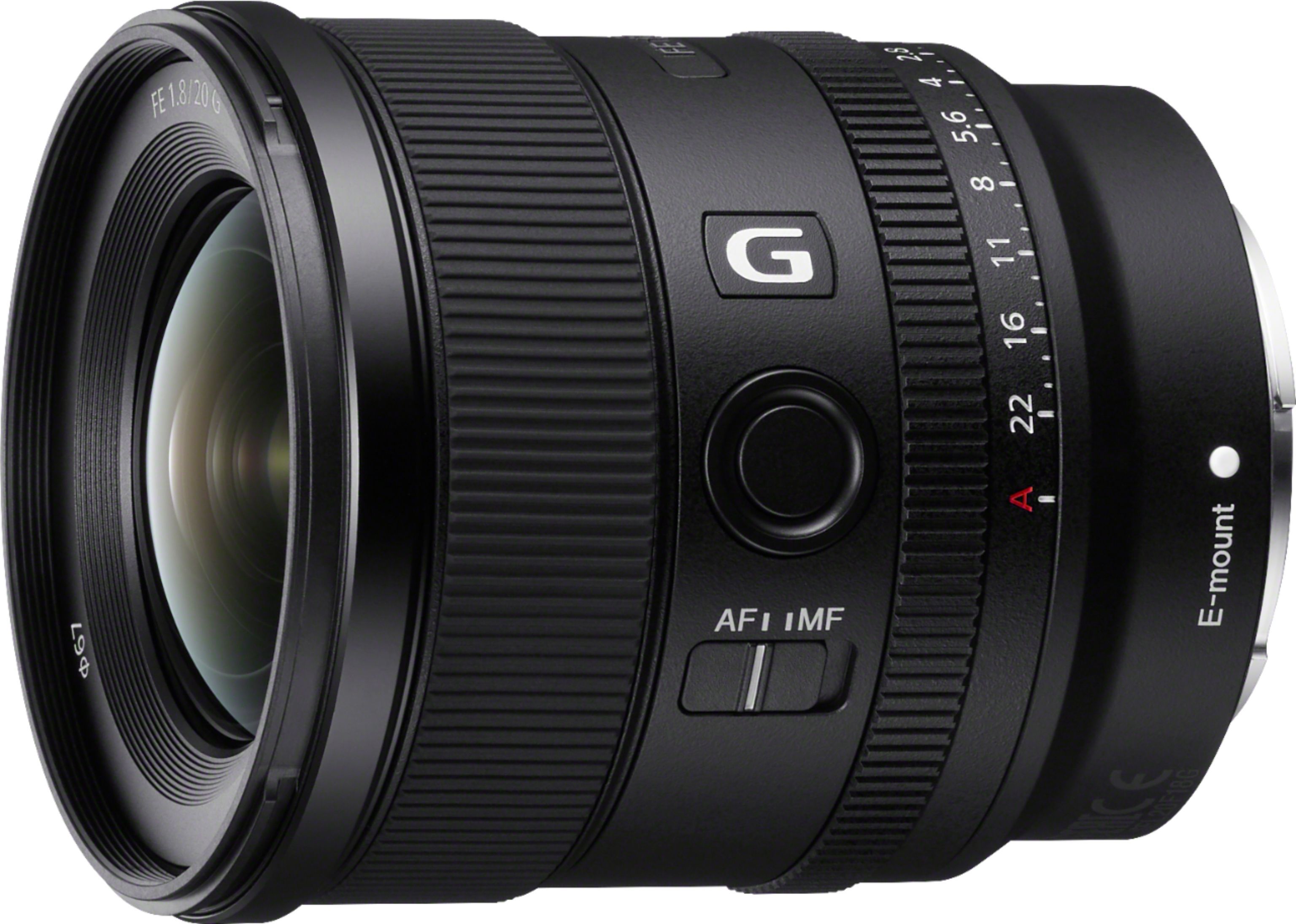 Sony FE 20mm f/1.8 G Ultra Wide Angle Prime Lens for E-mount Cameras Black SEL20F18G - Best Buy | Best Buy U.S.