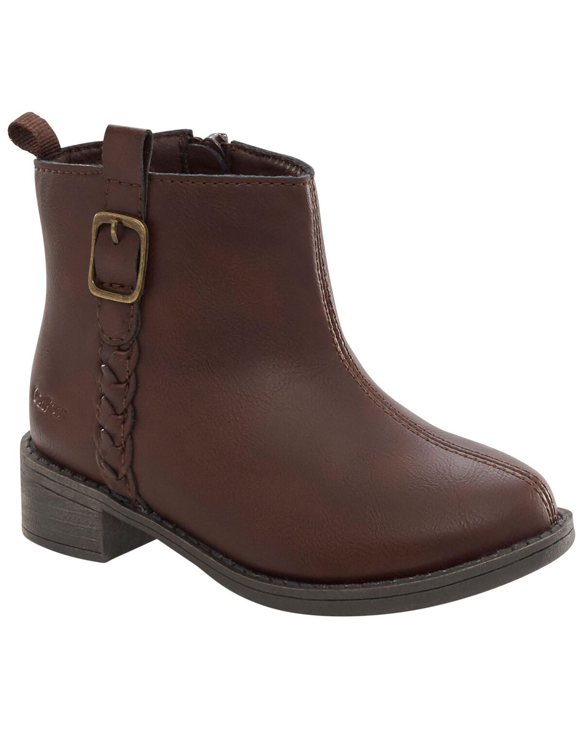 Brown Toddler Slip-On Boots | carters.com | Carter's