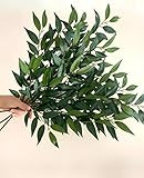 Greenery Stem, Eucalyptus Stem, Willow Stem, Ruscus Stem, DIY Greenery, Artificial Greenery, Fake Gr | Amazon (US)