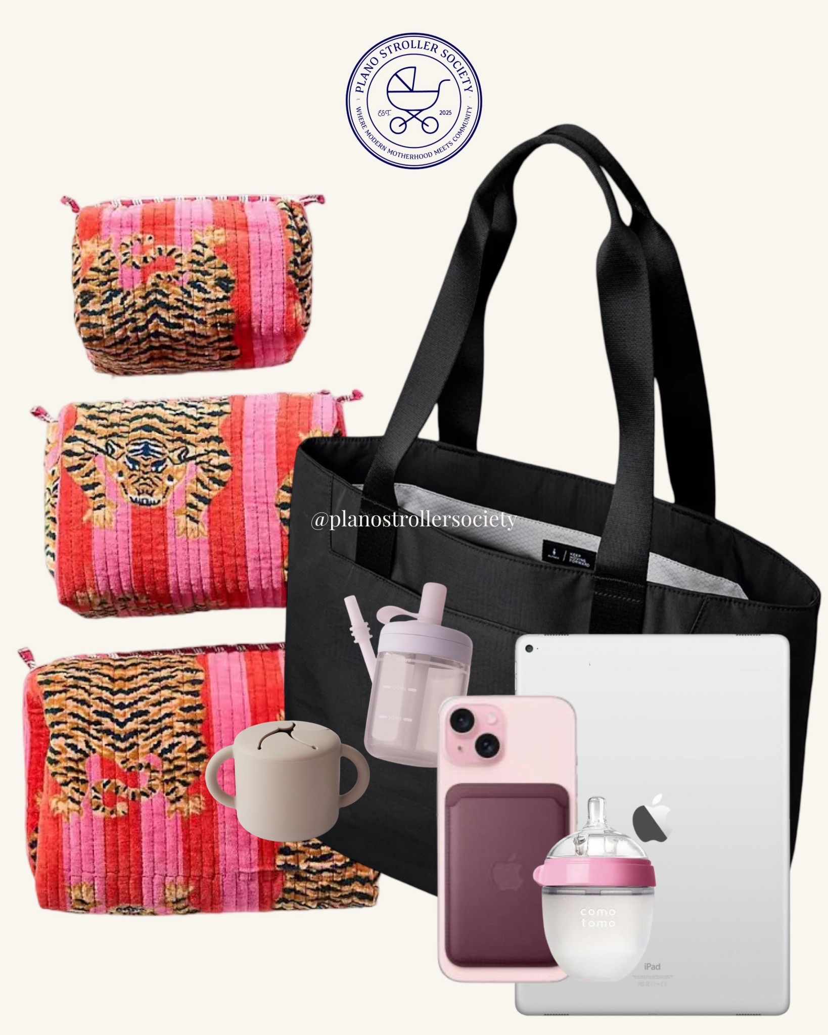 The mom tote that holds it all!
A bag that doesn’t scream “diaper bag” and does the job WAY better. The Alpaka Elements Tote (L) holds everything: pouches for diaper changes, toys, and my own essentials, snacks + drinks (yes, even a bottle warmer), and still room for toys, books, and my iPad Pro. Built-in compartments keep my phone-wallet and tech easy to grab, and my husband loves it too—it’s just sleek and smart. It folds flat, wipes clean, and actually works with all my outfits. Mom win.

#LTKBump #LTKFamily #LTKMens