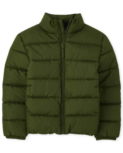 Boys Long Sleeve Puffer Jacket | The Children's Place  - TIGERS EYE | The Children's Place