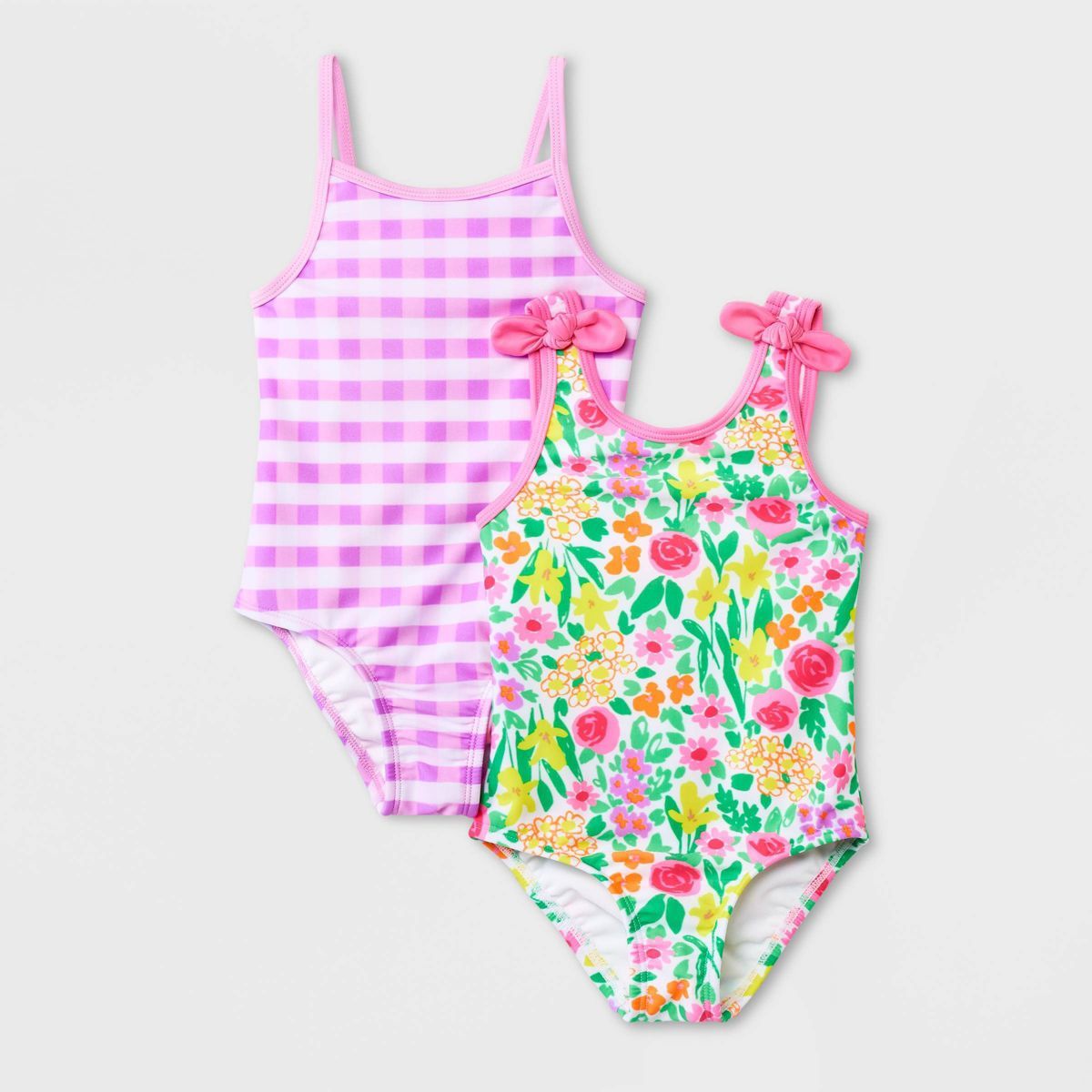 Toddler Girls' 2pk One Piece Swimsuit - Cat & Jack™ | Target