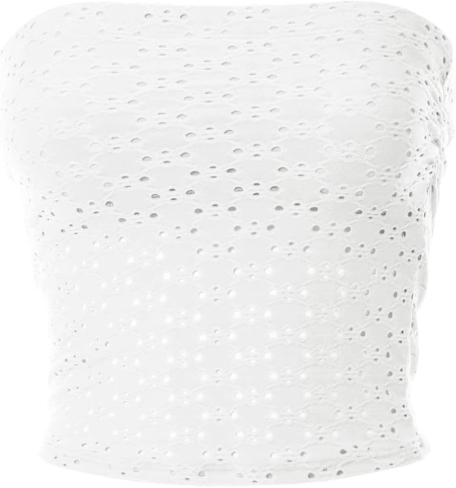 MixMatchy Women's Basic Casual Strapless Tube Top Packs | Amazon (US)