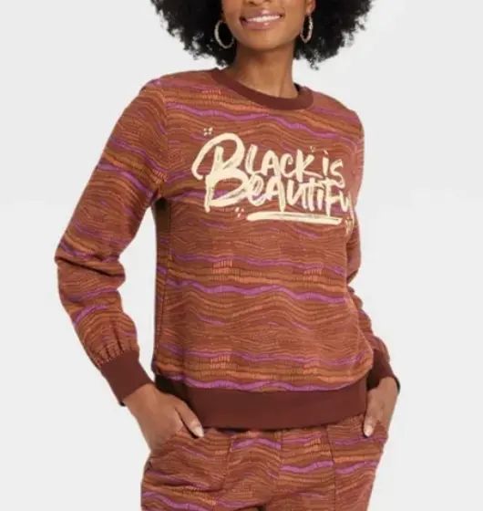 NEW Black History Month Women's Black Is Beautiful Sweatshirt Size XL  | eBay | eBay US