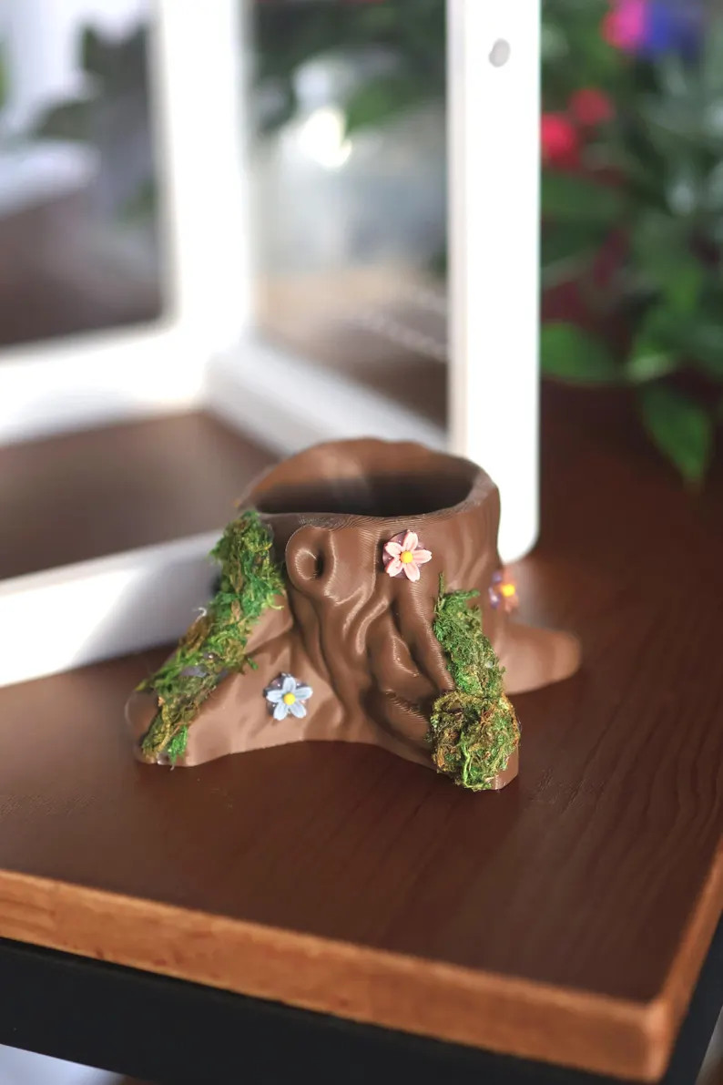 Tree Stump for Jumping Spider Enclosures – Natural Moss – Decorative Element or Feeding Dish | Etsy (Global)