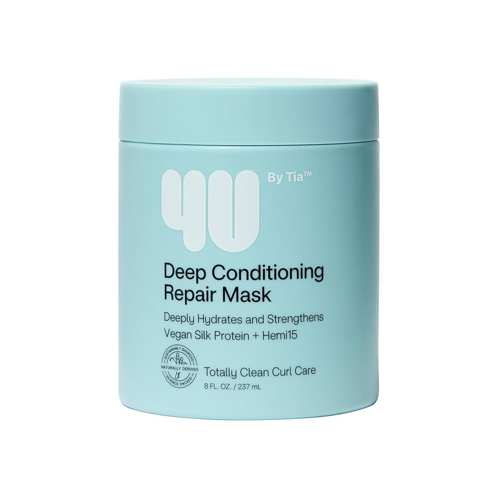4U by Tia Deep Conditioning Hair Mask - Gardenia Hemi-15 Hair Mask for Damaged Hair - Sulfate Fre... | Amazon (US)