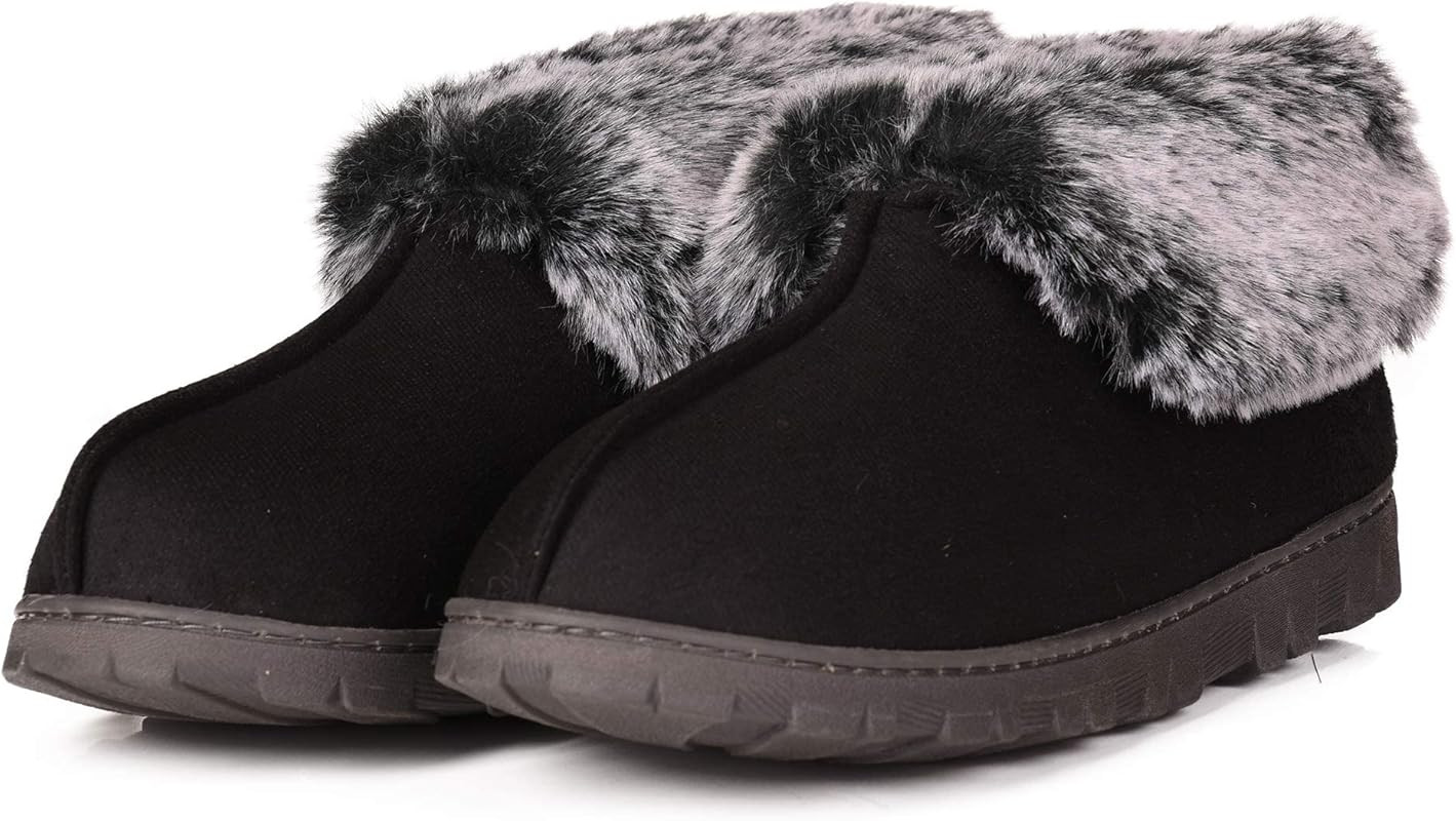 EuropeanSoftest Women's Micro Suede Faux Fur Fleece Lined Cozy 80-D High-Density Memory Foam Wint... | Amazon (US)