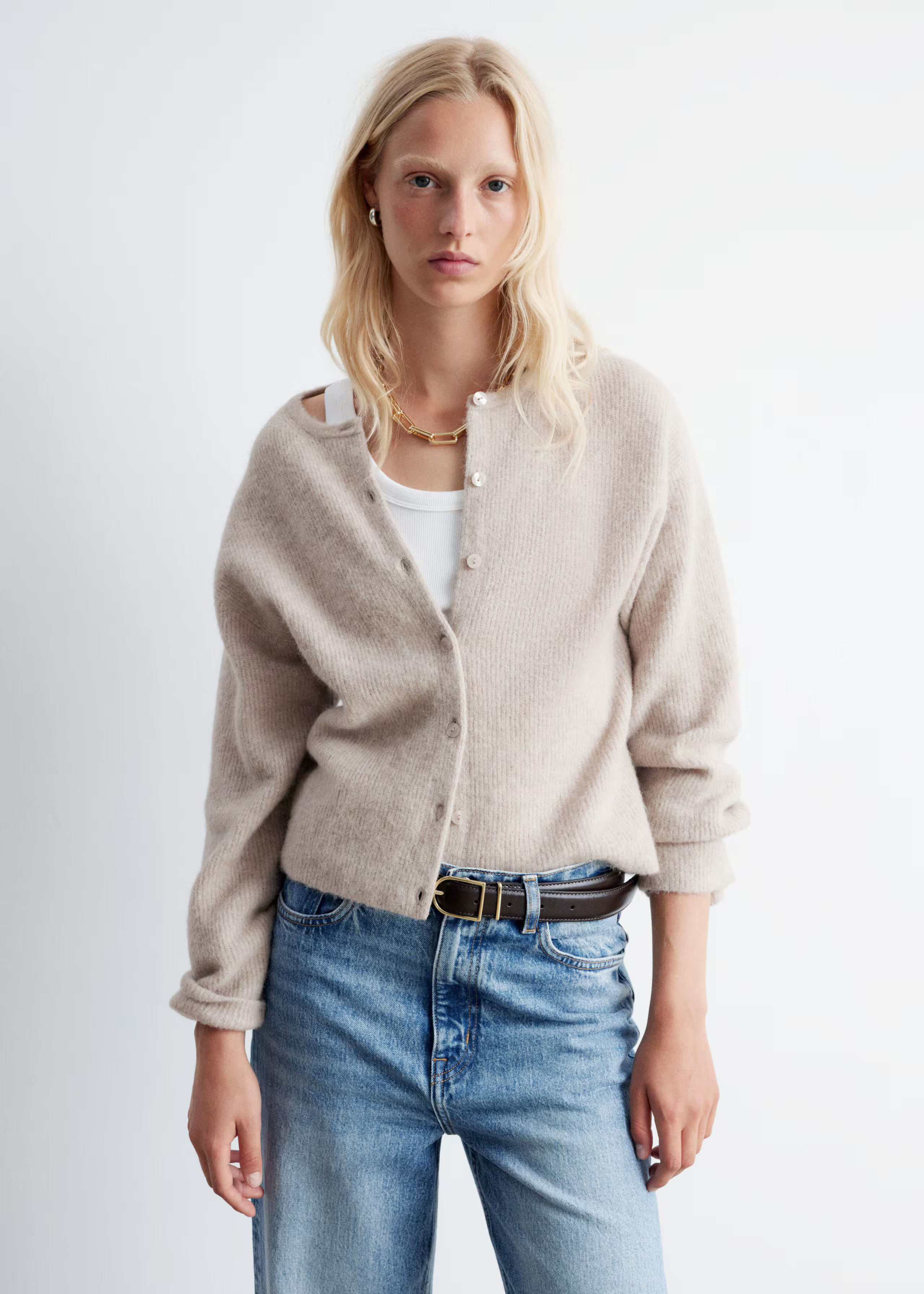 Alpaca-Blend Knitted Cardigan | & Other Stories UK