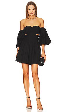 SOVERE Forte Mini Dress in Onyx from Revolve.com | Revolve Clothing (Global)
