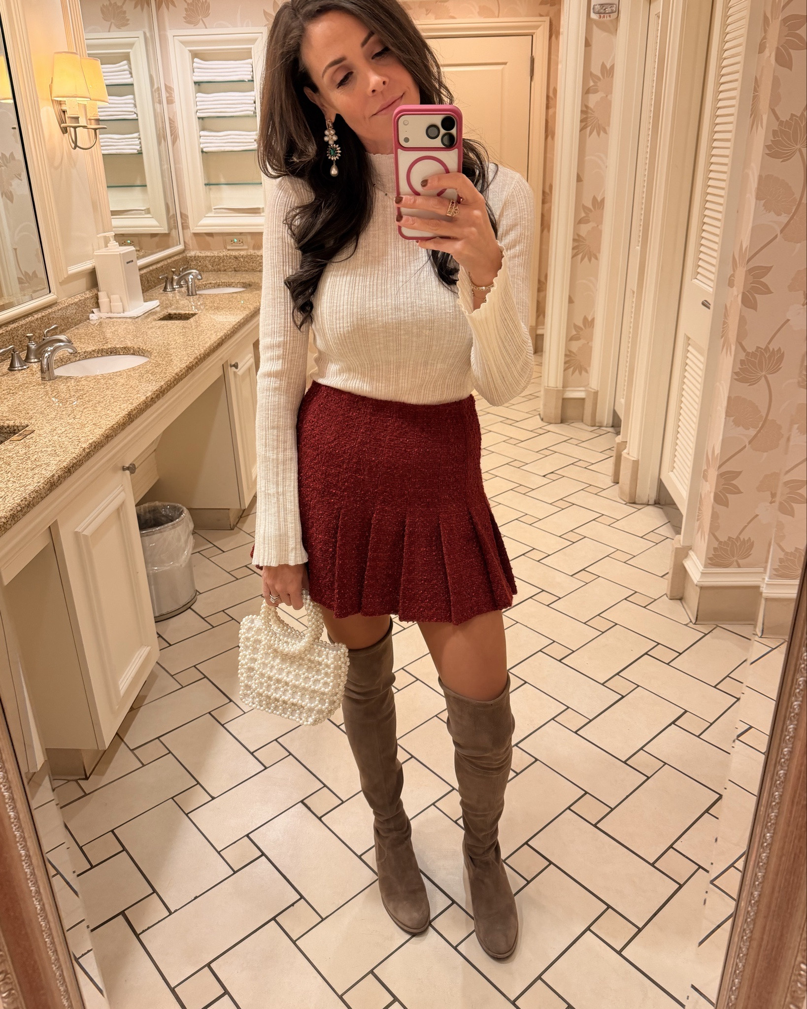 Seeing Santa today with the boys!! Love this skirt from Alice + Olivia which is on sale right now for Black Friday!!  Purse is $30 from Target! 🥰 

#LTKootd #LTKHoliday #LTKCyberWeek