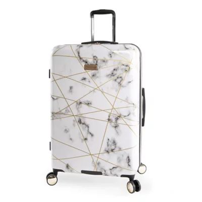 Juicy Couture® Vivian 29-Inch Hardside Spinner Checked Luggage in Marble | Bed Bath & Beyond