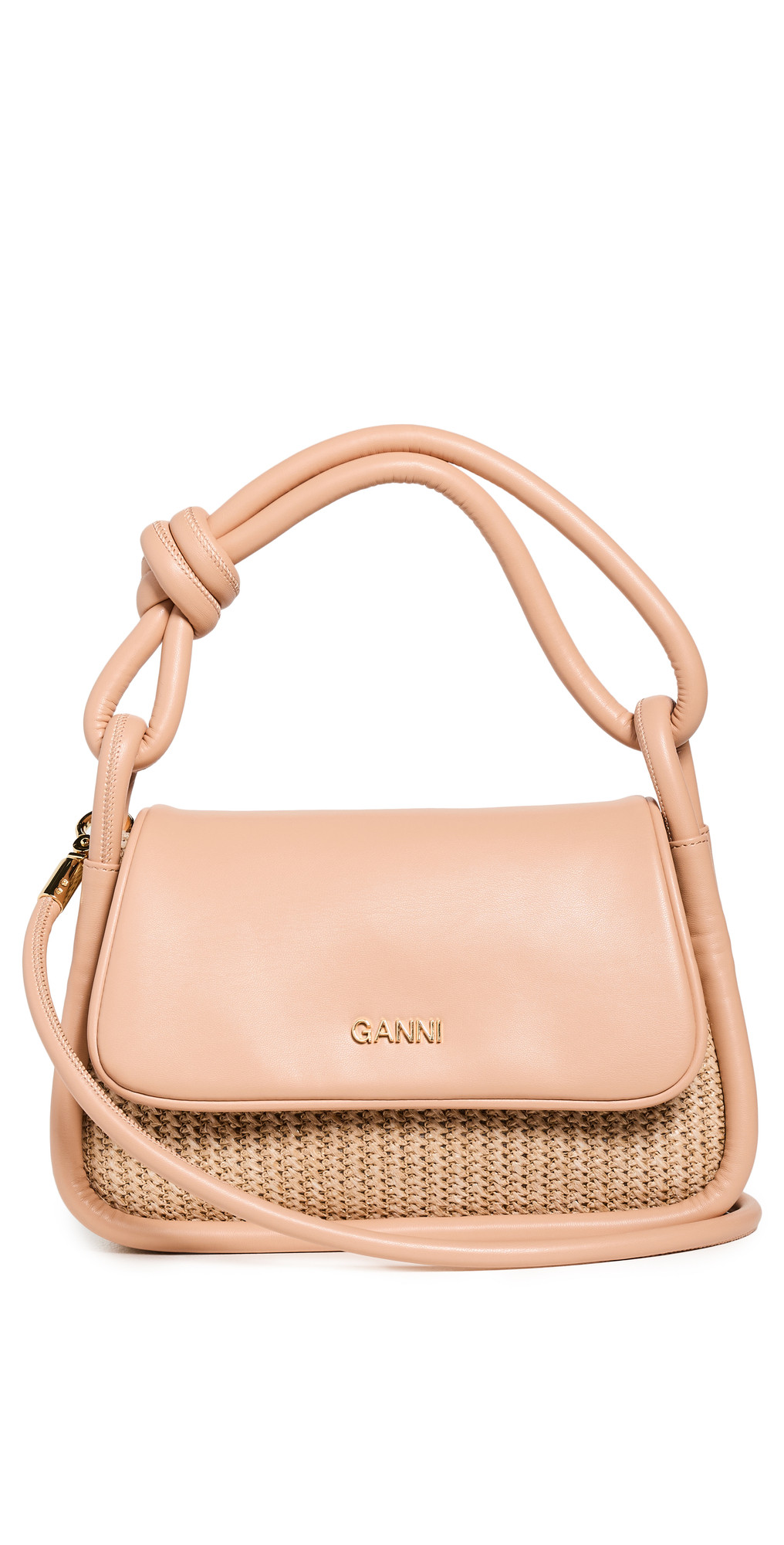 Knot Flap Over Raffia Bag | Shopbop