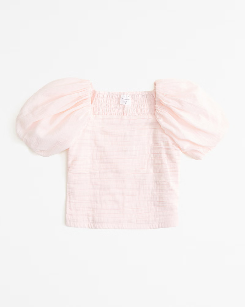 emerson puff sleeve top | Abercrombie & Fitch (US)