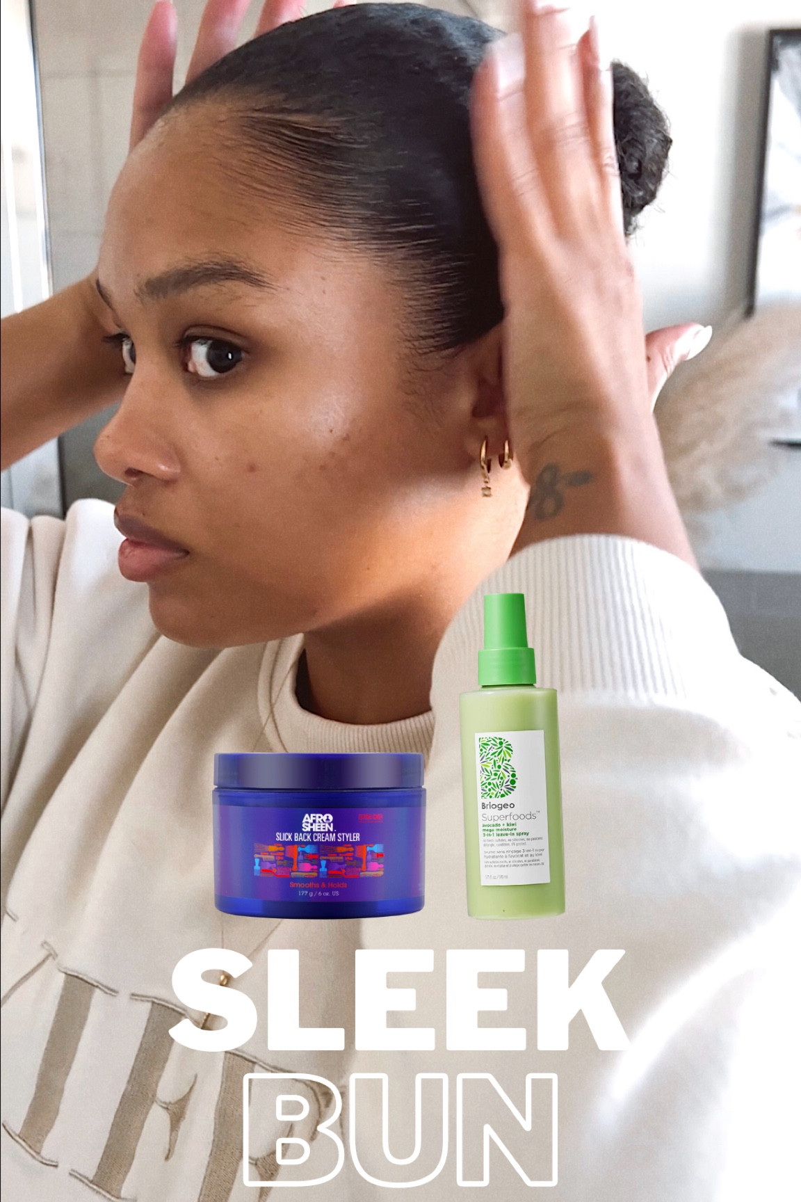 thick hair essentials for a sleek bun 🙌🏾

#LTKstyletip #LTKbeauty