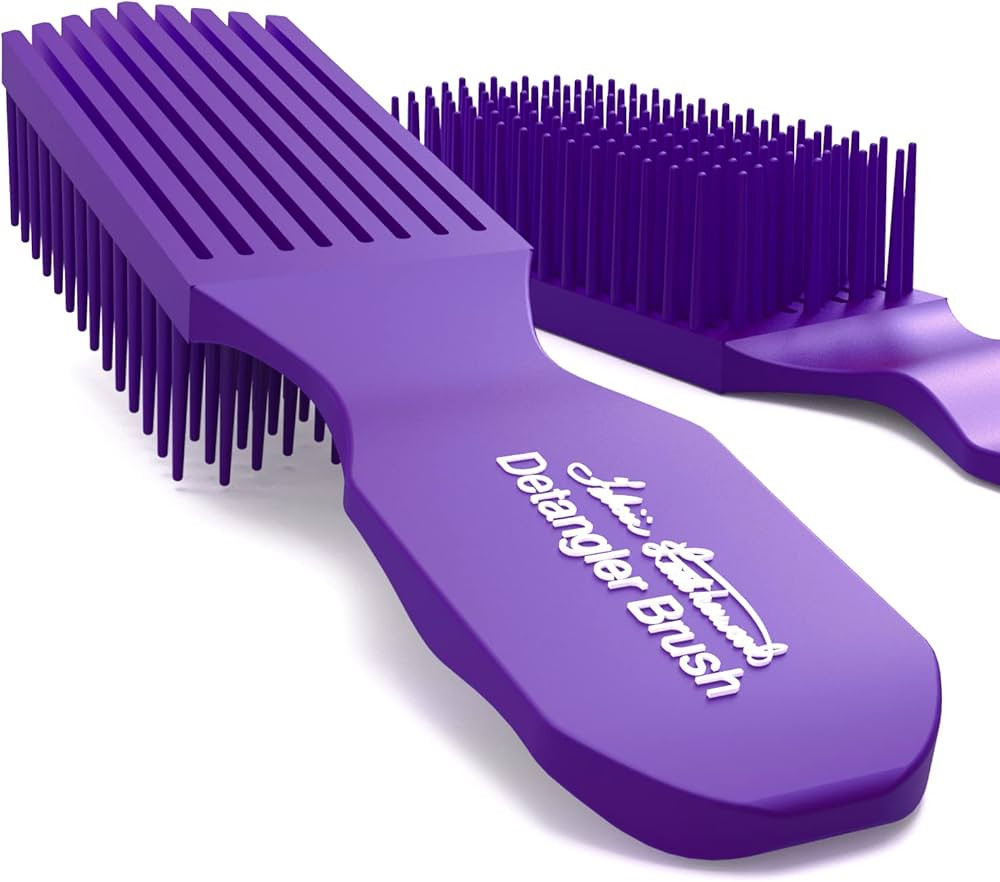 Purple Detangler Brush by Felicia Leatherwood - For Kinky, Curly, Wavy 4c or Straight Hair - Tame... | Amazon (US)