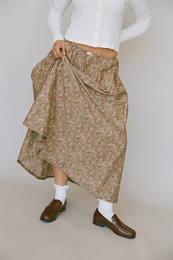 RAT BOI Plaid Dream Maxi Skirt in Harvest, Women's at Urban Outfitters | Urban Outfitters (US and RoW)