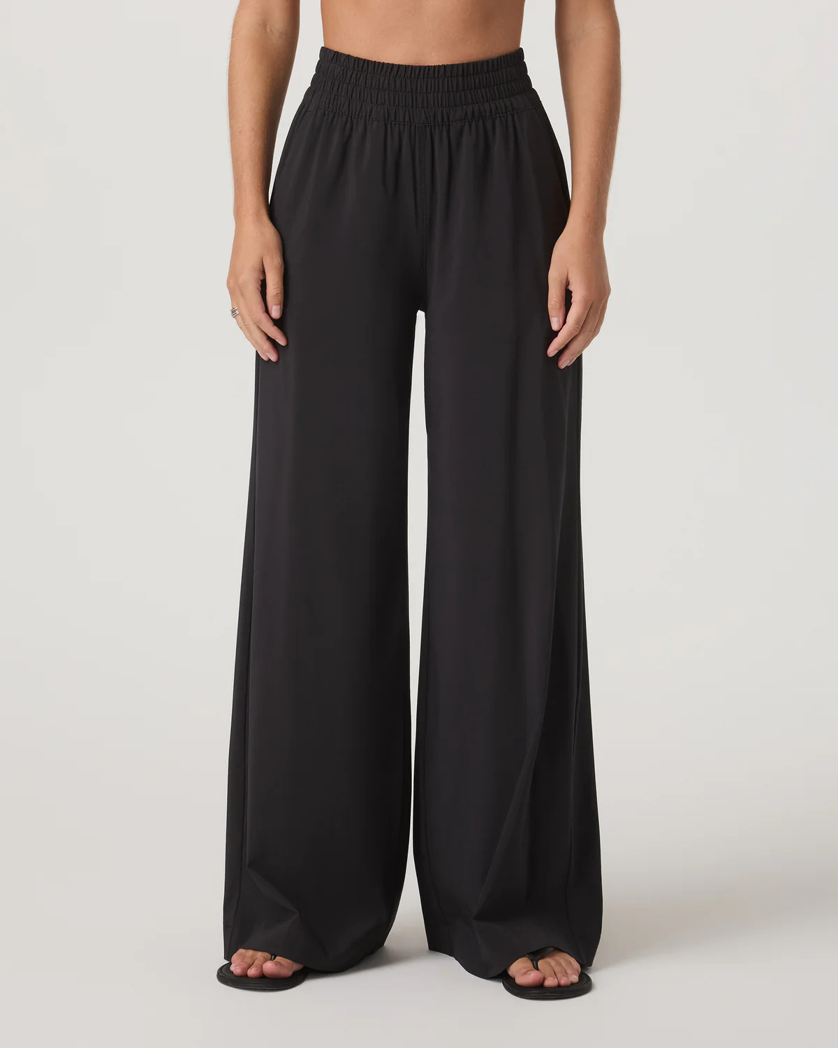 Villa Wideleg \u2013 Black Lightweight Wide Leg Pants \u2013 Vuori | Vuori Clothing (US & Canada)