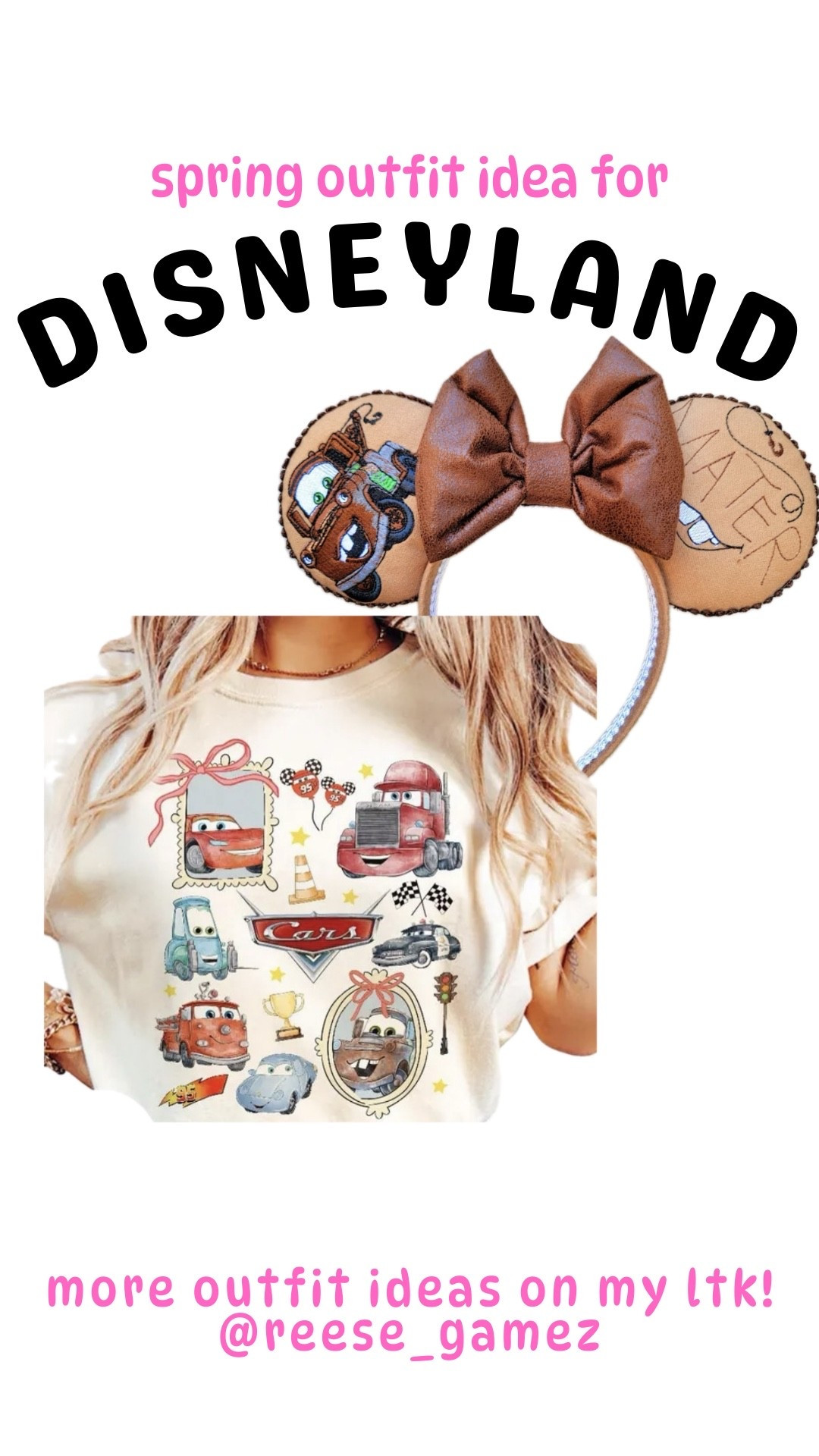 disney outfit, disneyland outfit, disney outfits, disneyland outfits, lightning mcqueen outfit, cars outfit, mickey ears, minnie ears

#LTKootd #LTKTravel #LTKSeasonal