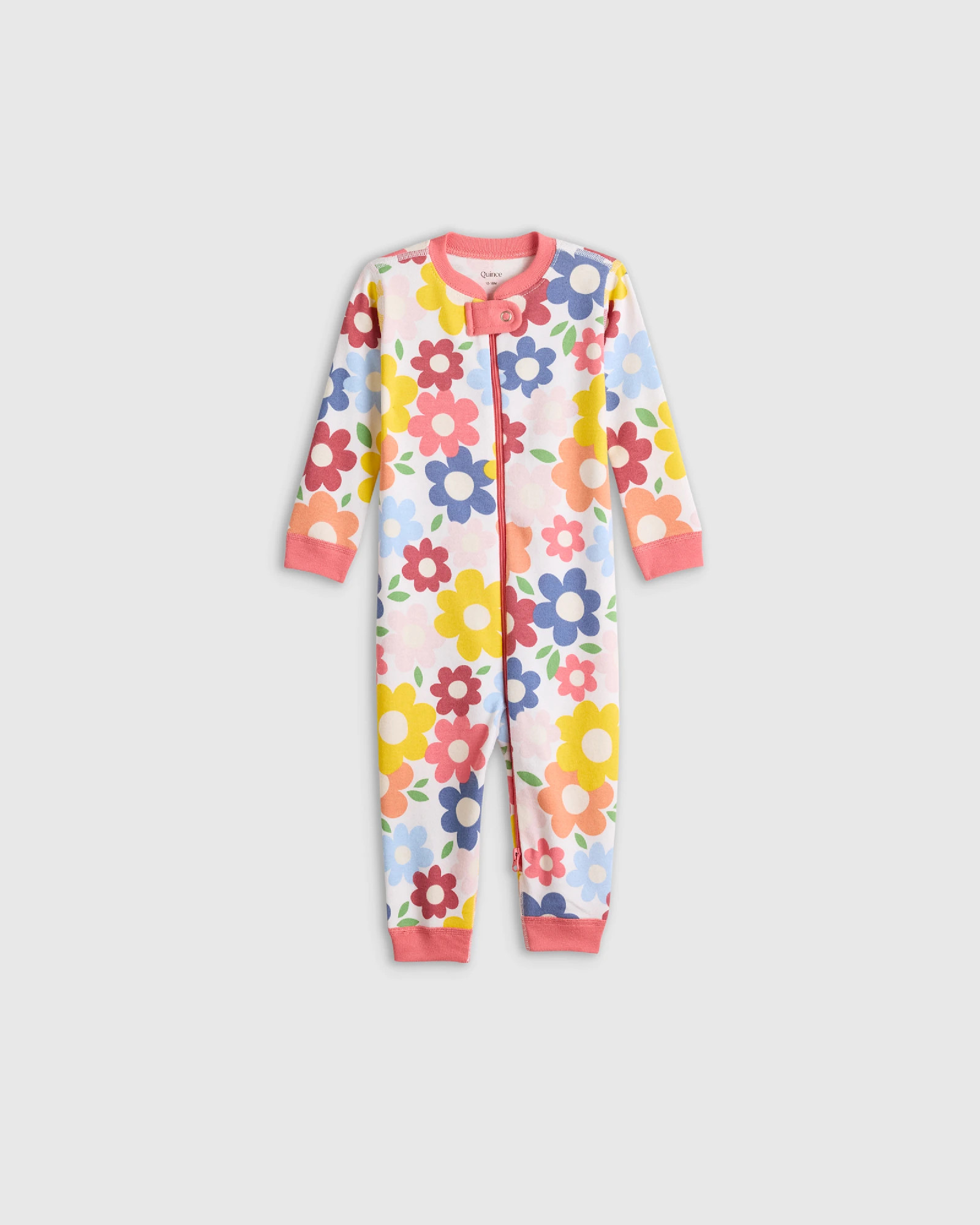 100% Organic Cotton One Piece Pajama | Quince