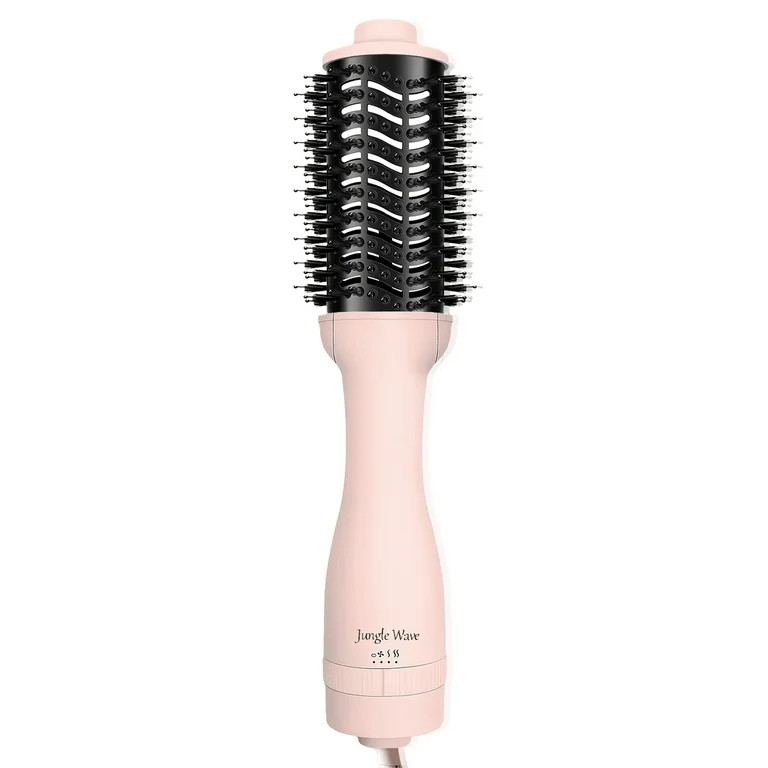 Hair Dryer Brush, Jungle Wave 3 in 1 Blow Dryer Brush and Styler Volumizer, Hot Air Brush for All... | Walmart (US)