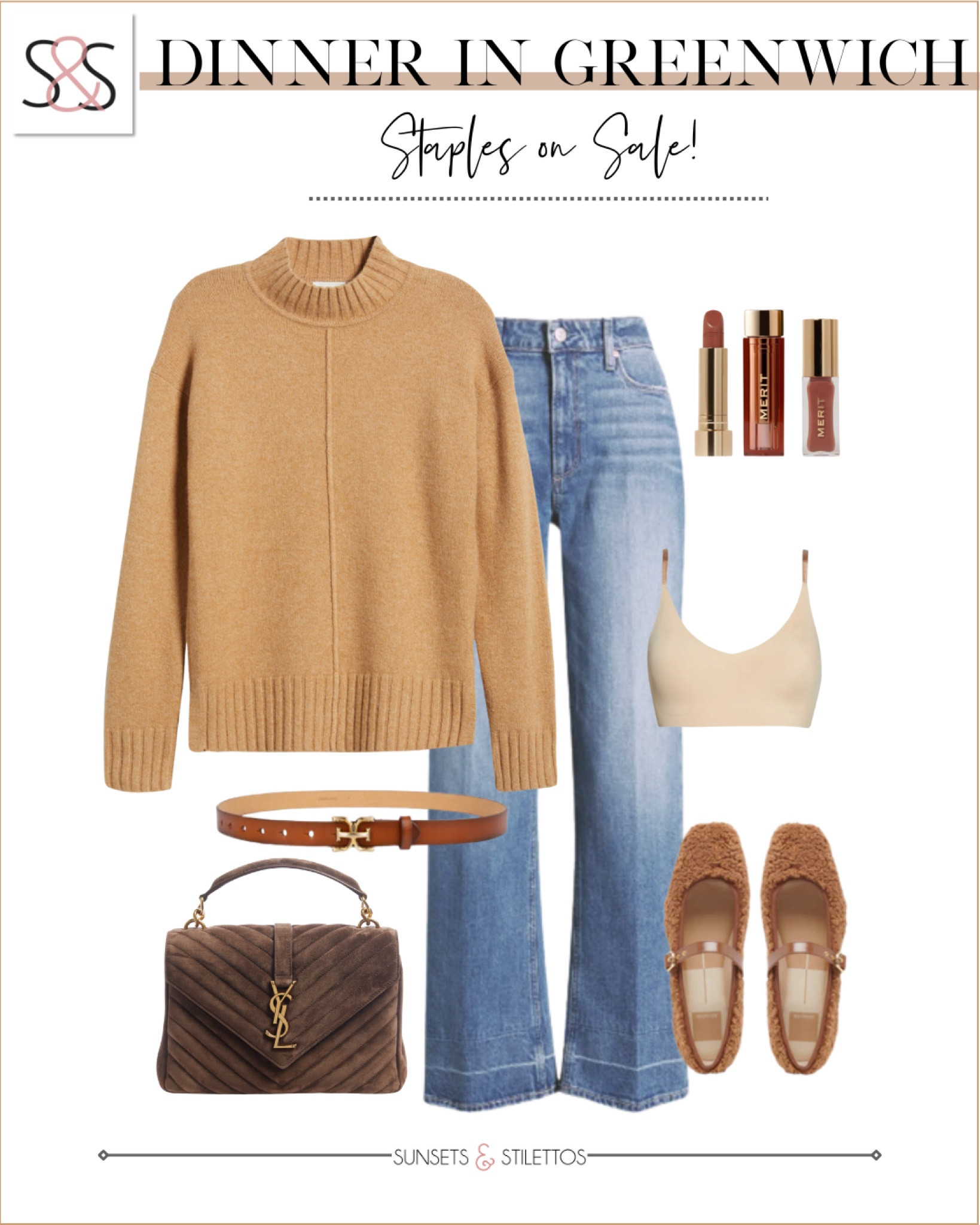 This relaxed cotton turtleneck is perfect for colder months ahead. Adding wide leg jeans with flats ensures a polished look!

Sunset and stilettos, Sherpa ballet flats, winter fashion 

#LTKSeasonal #LTKOver40 #LTKTravel