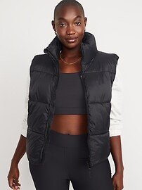 Water-Resistant Quilted Puffer Vest for Women | Old Navy (US)