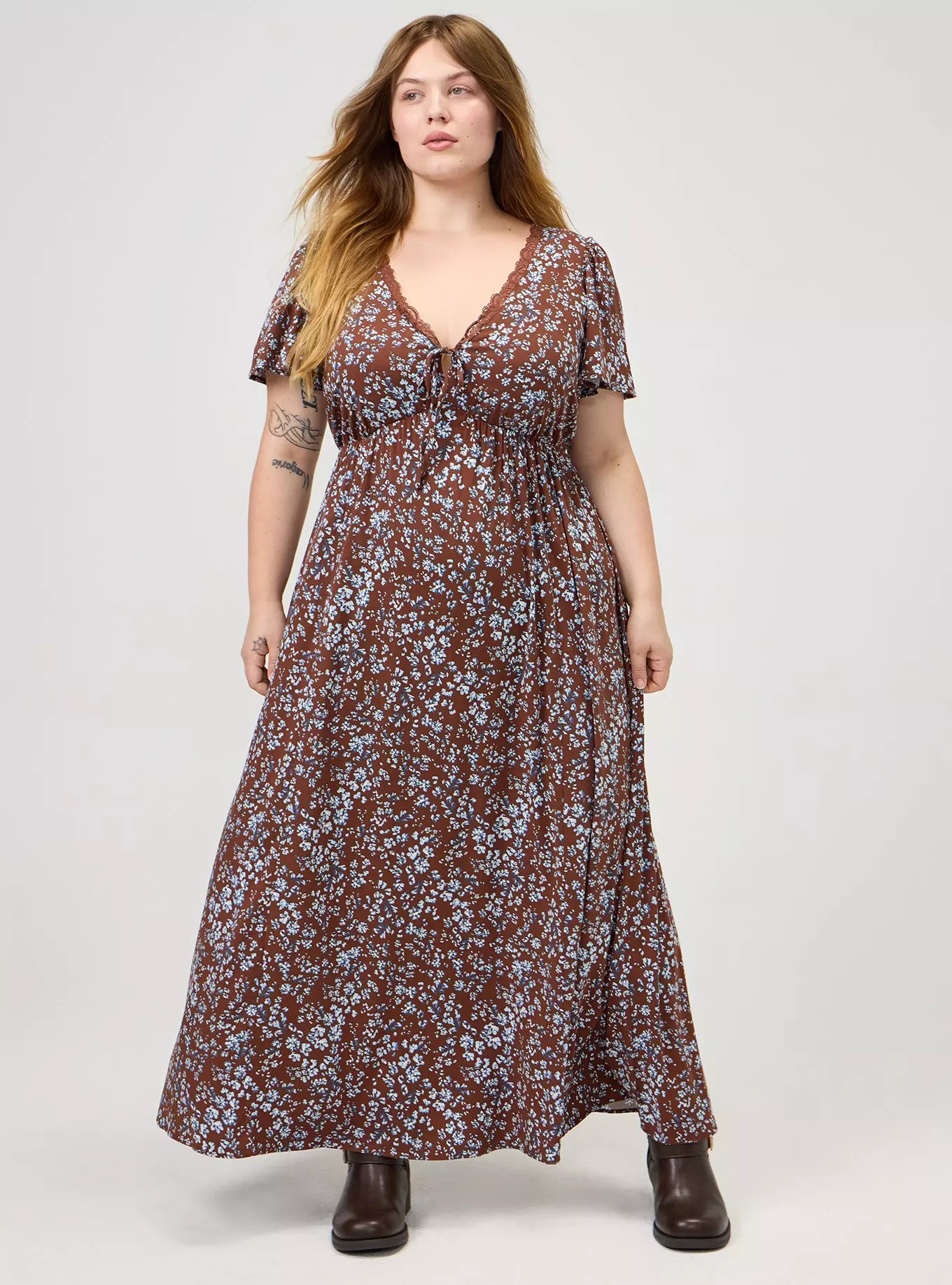 Fit & Flare Maxi Dress | Torrid (US & Canada)