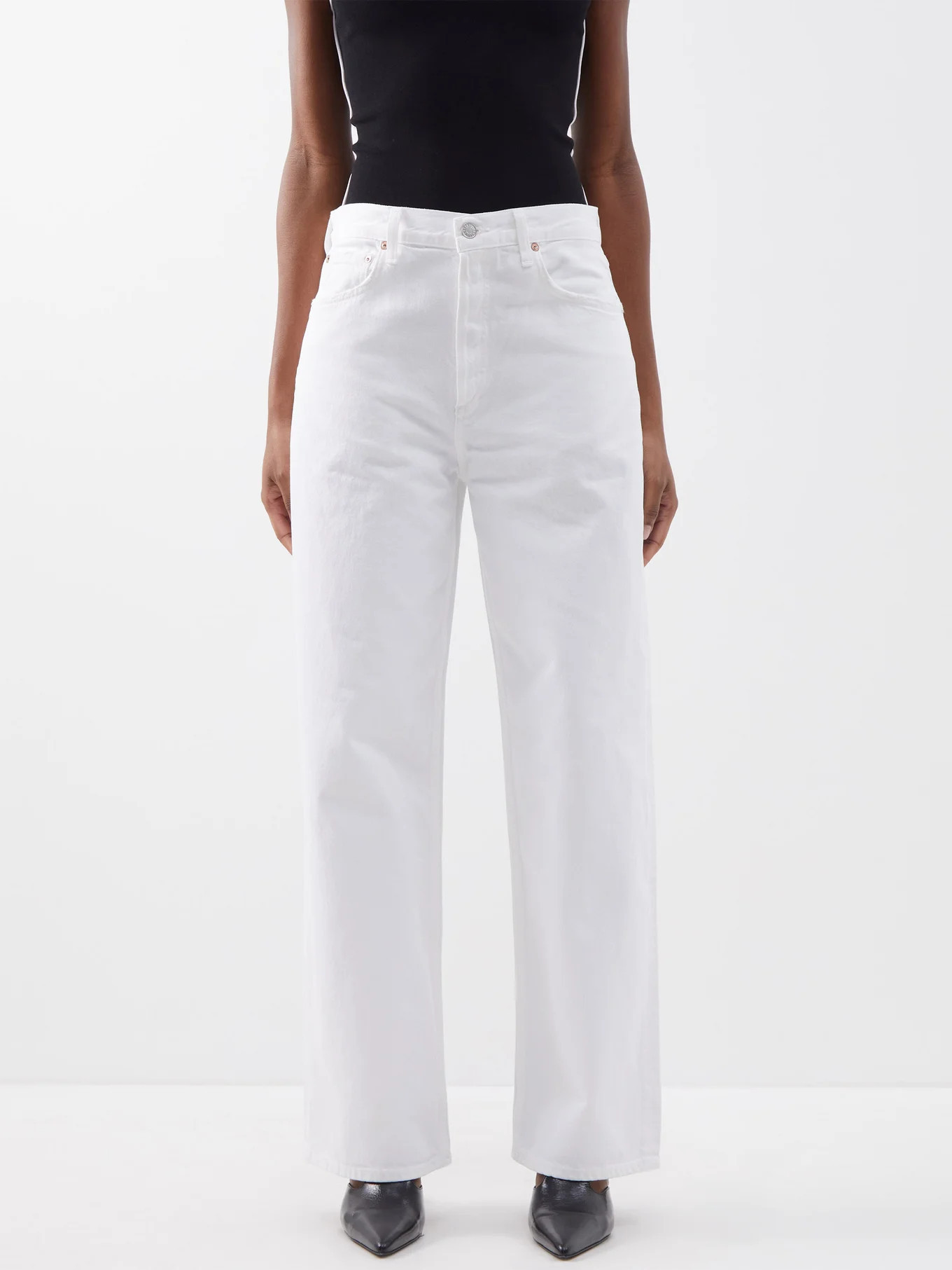 Low Rise Baggy organic-denim jeans | Agolde | Matches (UK)