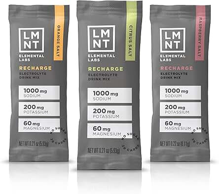 LMNT Keto Electrolyte Powder Packets | Paleo Hydration Powder | No Sugar, No Artificial Ingredients  | Amazon (US)