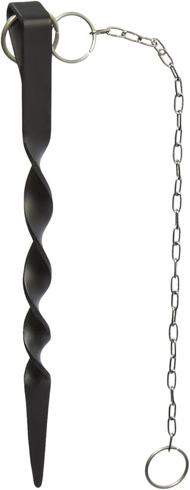 Monarch Rain Chains 15005, Black/Stainless Steel Powder Coated Iron Rain Chain Anchoring Stake, B... | Amazon (US)