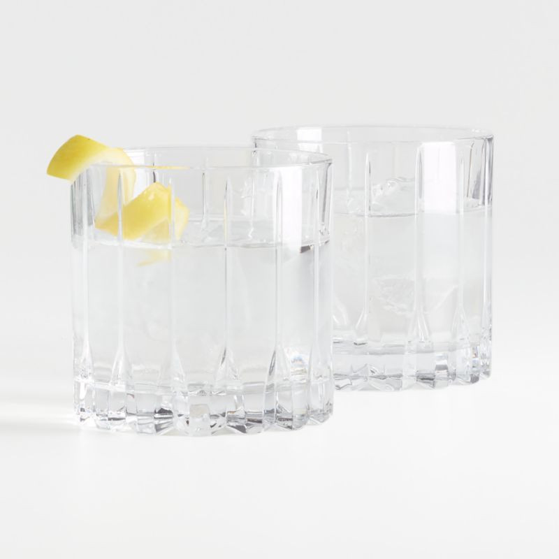 Riedel Rocks Glasses, Set of 2 | Crate and Barrel | Crate & Barrel