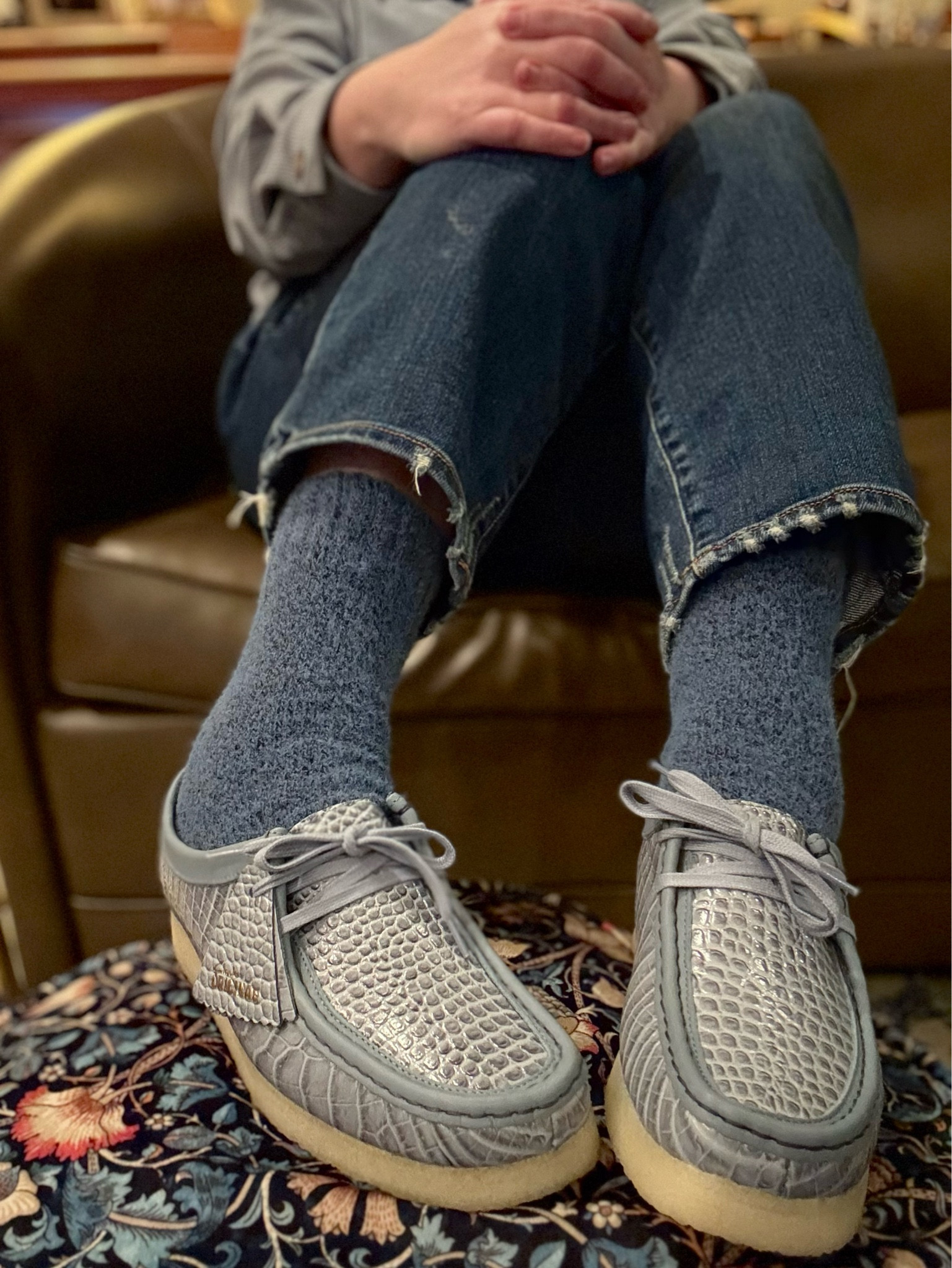 Clark’s has released some of their original shoe designs and as soon as I saw this pair of Wallabee in this light blue crocodile…I clicked “add to cart”! They are so comfortable and I love the pattern and color. These are a great shoe for travel and for spring  

#LTKOver40 #LTKShoeCrush #LTKPlusSize