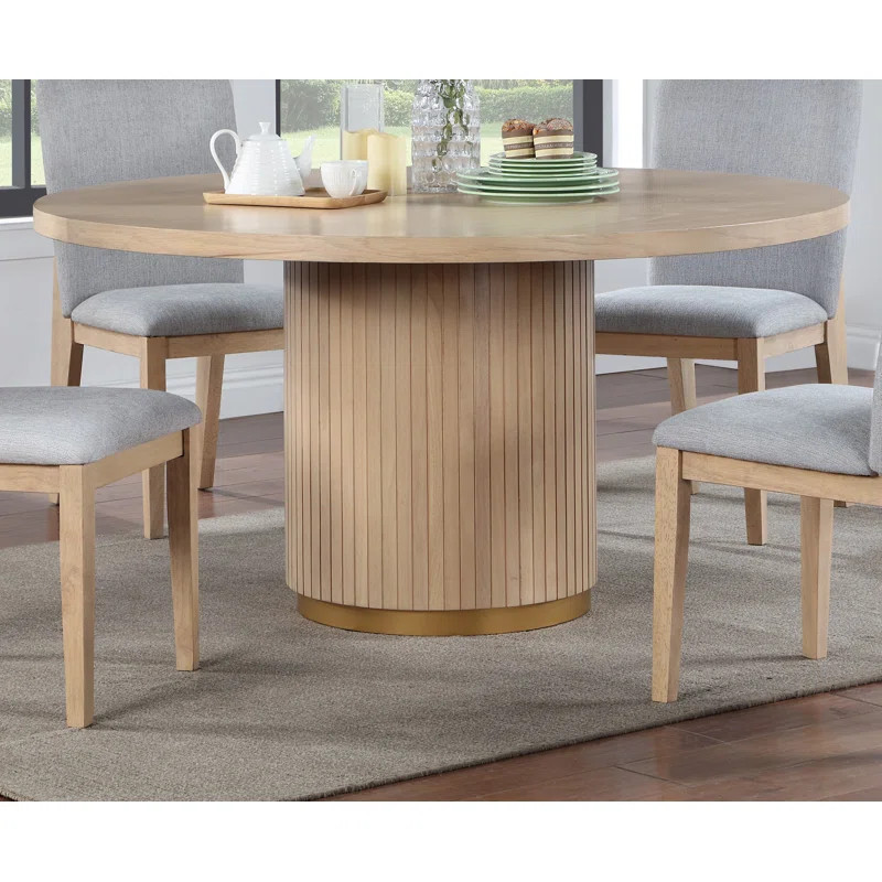 Chenia 59" Pedestal Dining Table | Wayfair North America