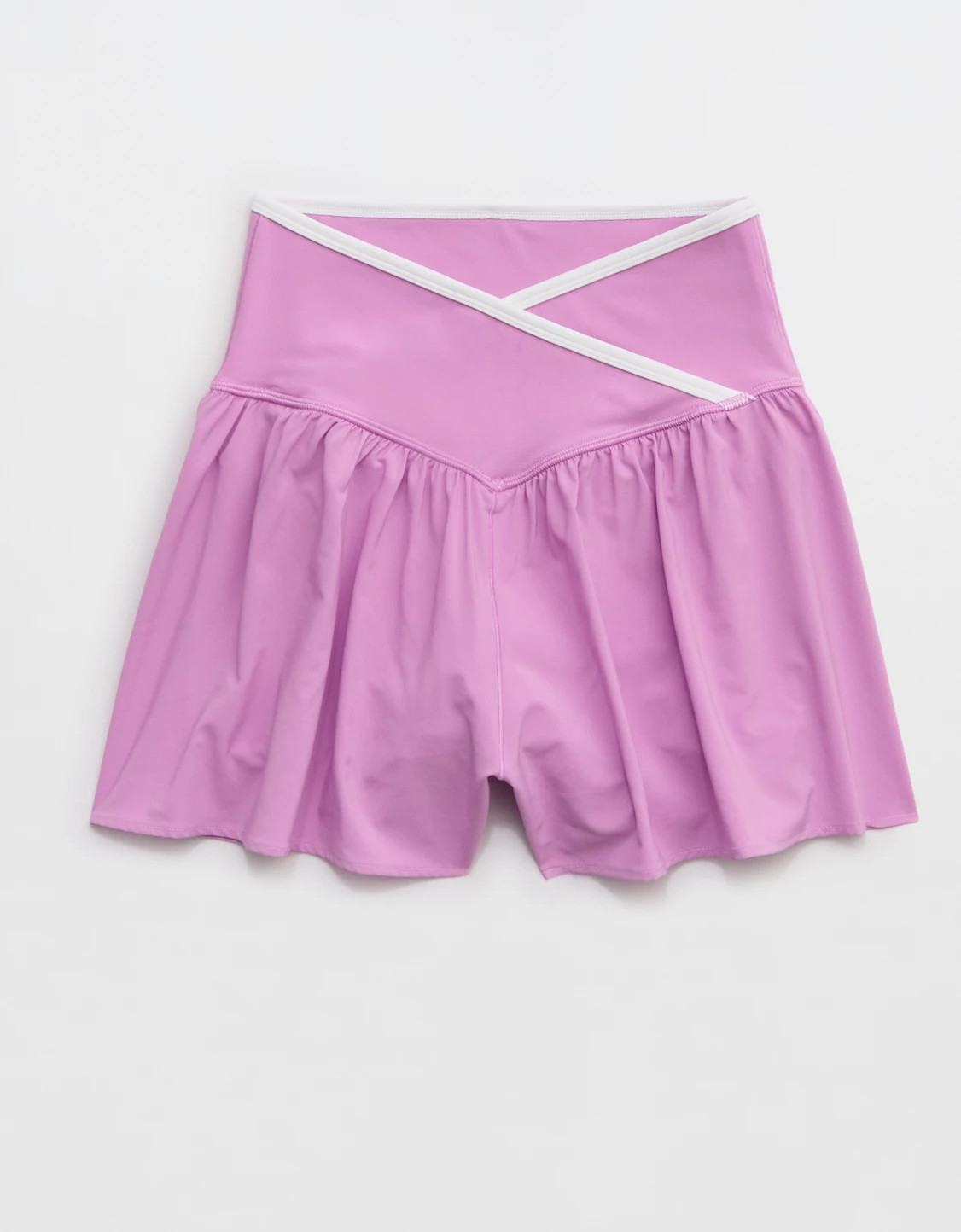 OFFLINE By Aerie Real Me Tipped Crossover Flowy Short | Aerie