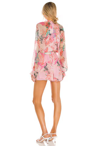 X REVOLVE Sage Romper in Pink | Revolve Clothing (Global)