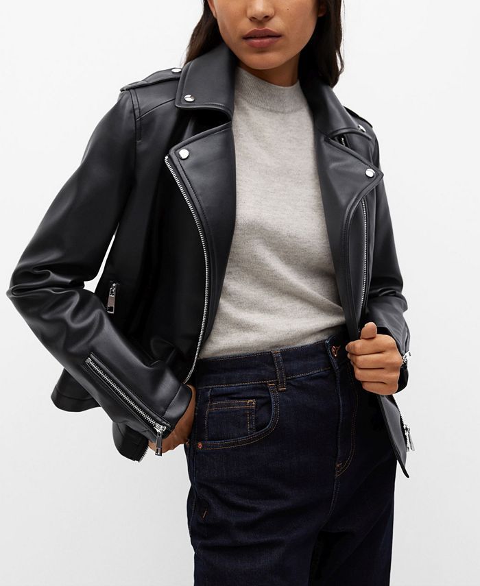 Zipped Biker Jacket | Macys (US)