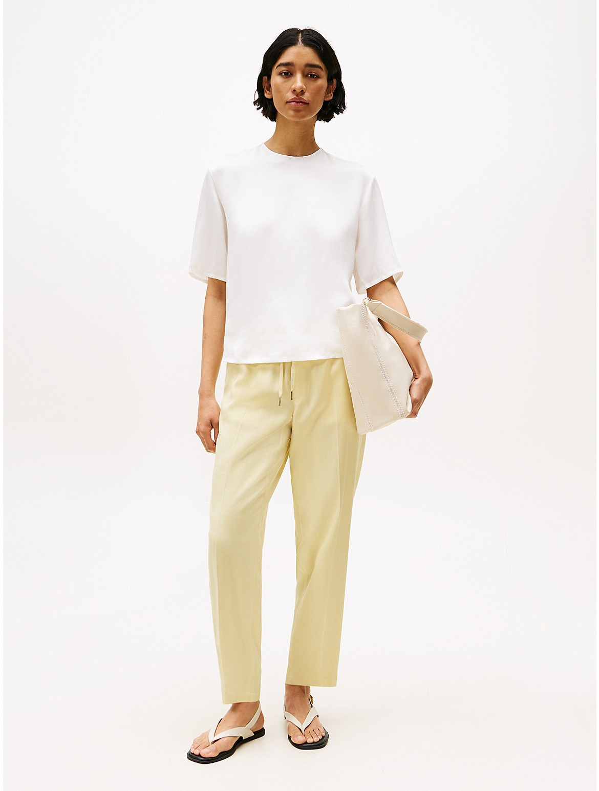 Tommy Hilfiger Women's Lightweight Jogger Pant - Yellow - L | Tommy Hilfiger (US)