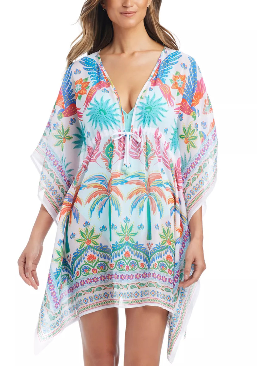 Summer Solstice Chiffon Caftan Swim Coverup | Belk