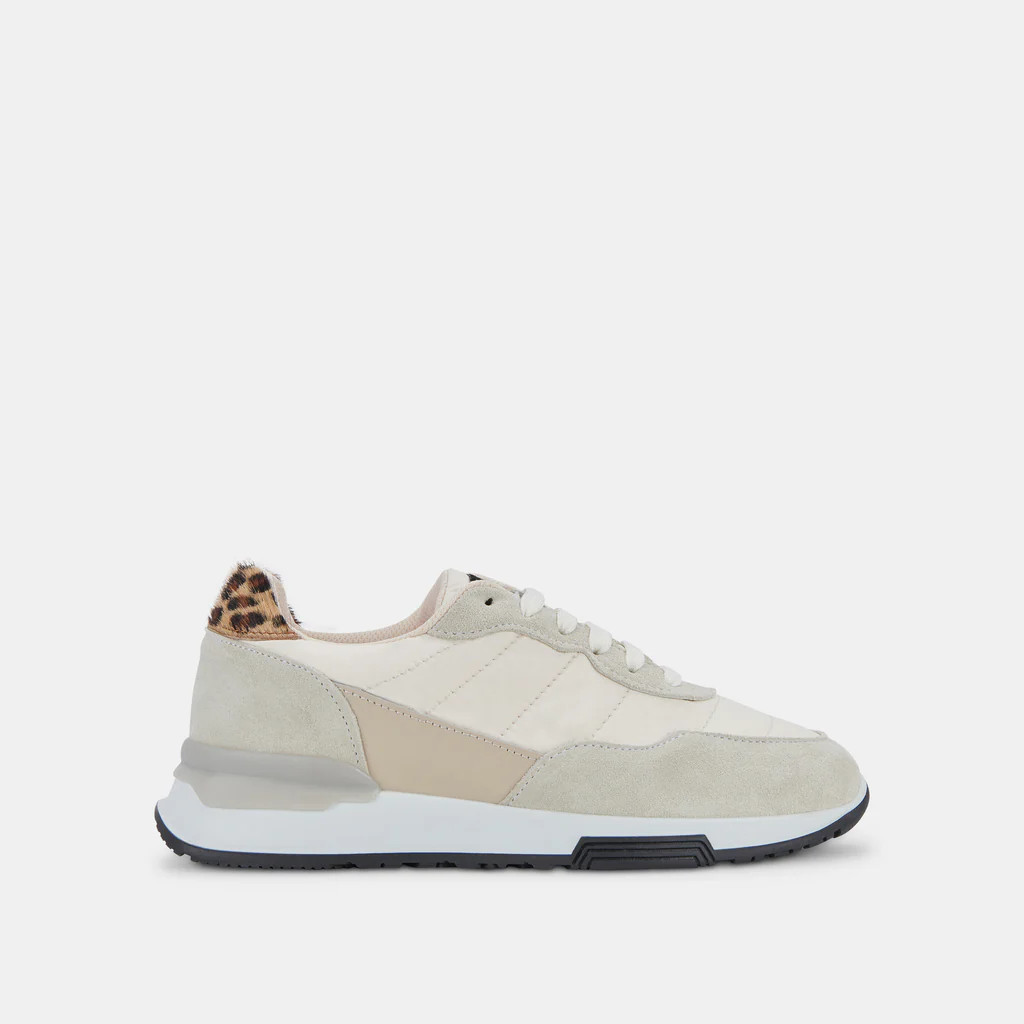 DOLCE VITA x GREATS EVANA SNEAKERS WHITE MULTI SUEDE | DolceVita.com