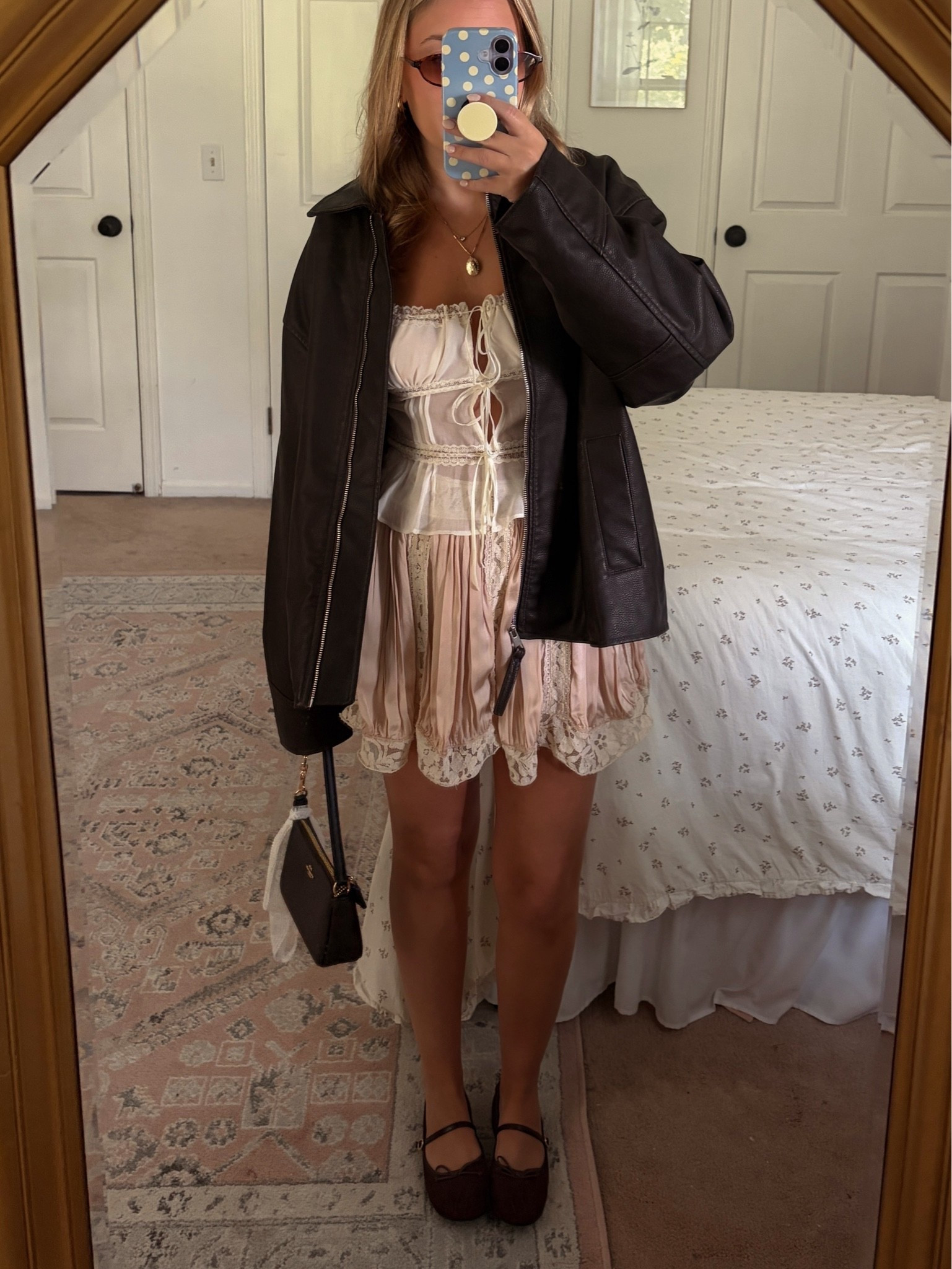 skirt is zara, top is old urban outfitters