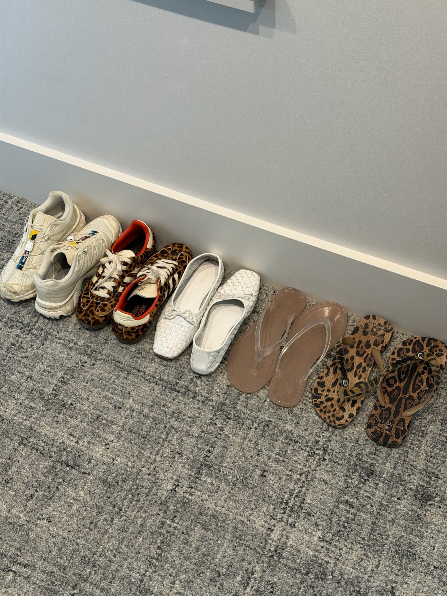 5 pairs of shoes for 5 days seemed reasonable!
Salomon: size down 1/2
Adidas: size down 1/2 to 1 full size 
Freda Salvador: TTS
Zara jelly flip flop: TTS
Havianas dolce gabanna collab sold out

#LTKdayinmylife #LTKTravel