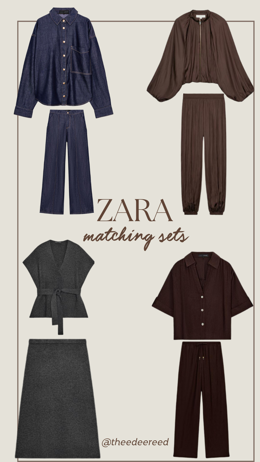 Found some chic matching sets at Zara that are perfect for spring! 

 #LTKOver40 #LTKMidsize #LTKWorkwear