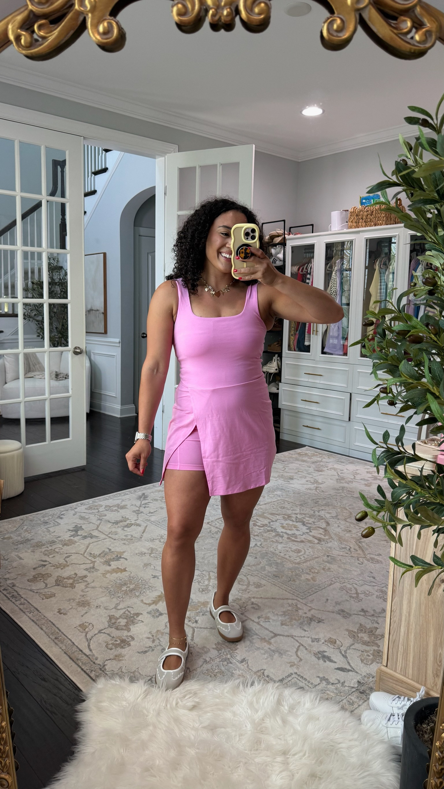 One of the most comfortable activewear dresses, and I'm obsessed with this pink 🌸 

 #LTKootd #LTKfitnessgoals #LTKActive